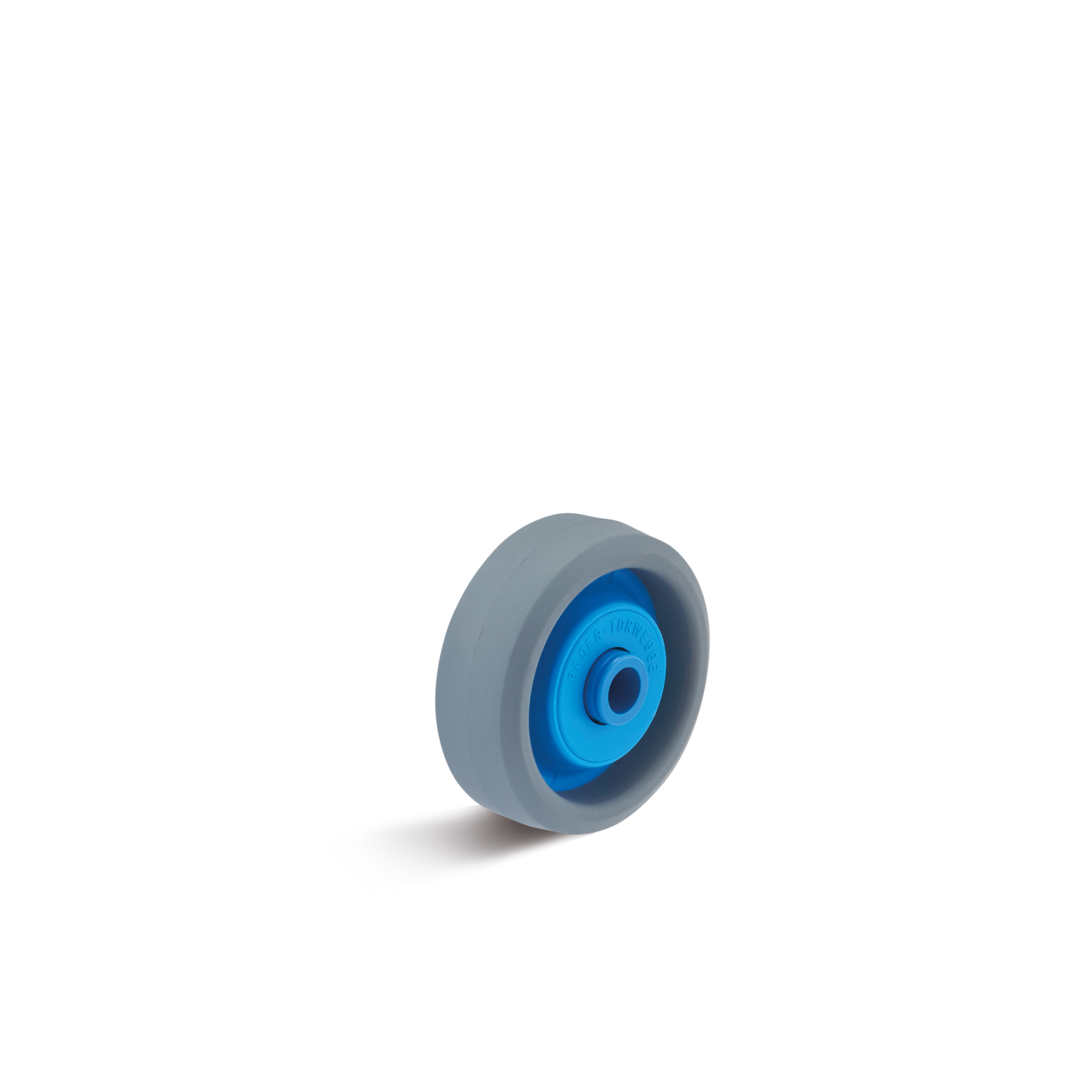 Förderröllchen Gummi Ø 54/8 mm Kugellager blau-grau