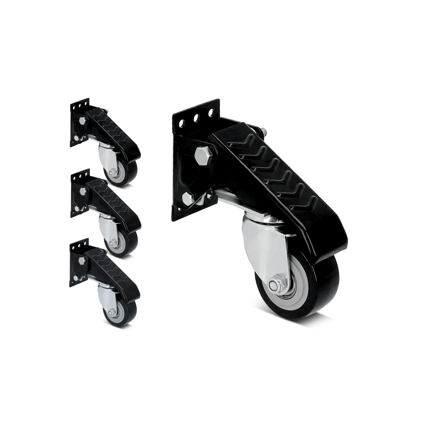 Workbenchcaster Heberolle – PVC-Rad 65 mm – 4er Set