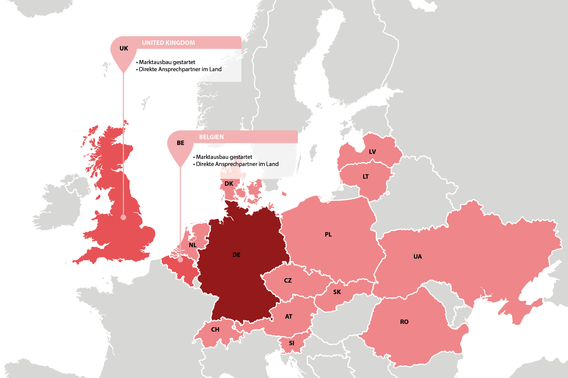 Unser erweitertes Vertriebsnetzwerk: Neue regionale Handelsvertreter in Belgien und UK Unser erweitertes Vertriebsnetzwerk: Neue regionale Handelsvertreter in Belgien und UK