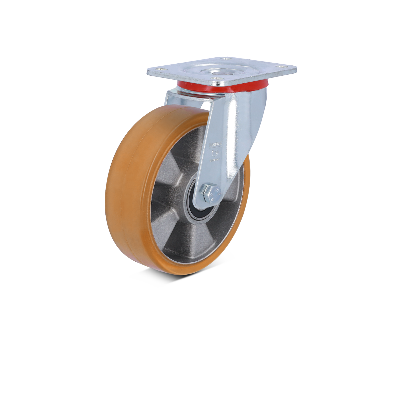 Mittelschwere Lenkrolle antistatisch Polyurethanrad Kugellager 160 mm