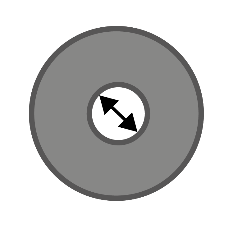 Achslochdurchmesser