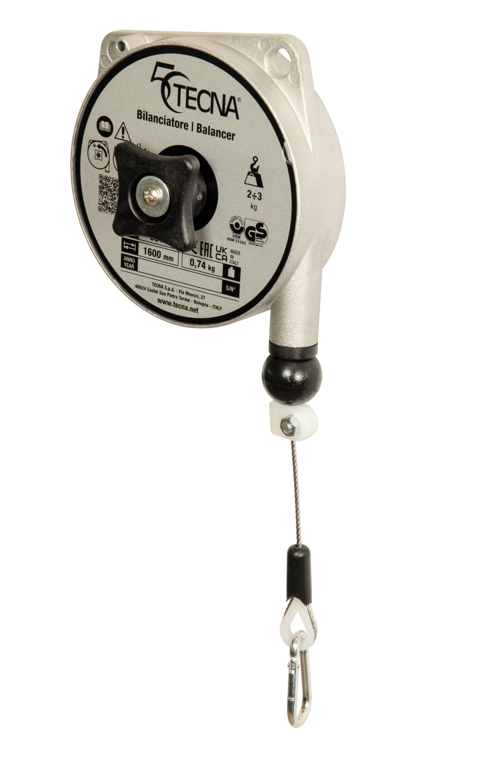 Federzug  Gehäuse 0,4 - 1,0 kg Stahl Seil